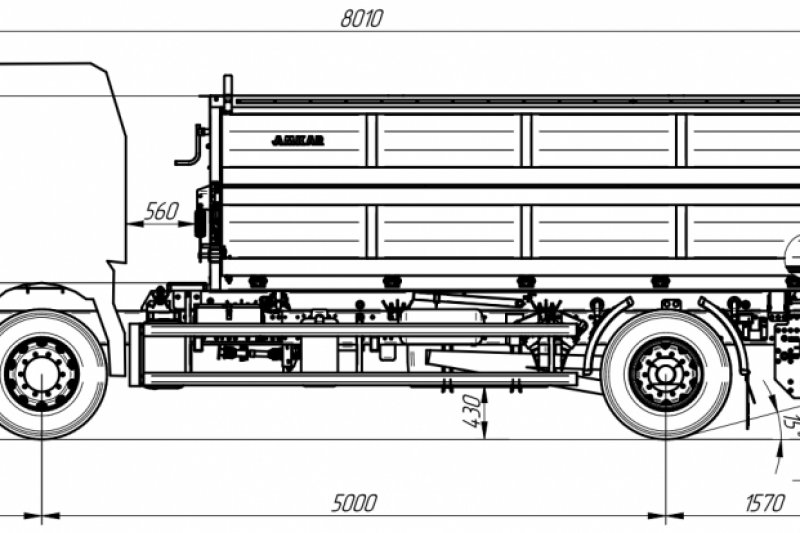 Автомобиль самосвал 658983-43