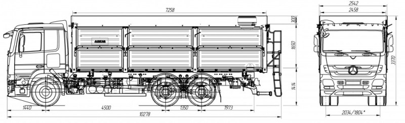 Самосвал AMKAR-65896-40E